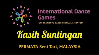 KASIH SUNTINGAN: PERMATA Seni Tari: International Choreographic Contest, Lloret de Mar, Spain 2024