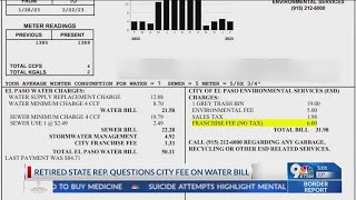 Fee from City of El Paso in Water Bill