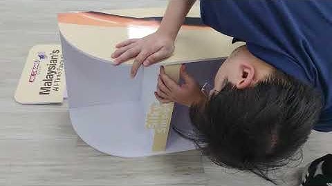 Assembly video  PVC foam board display stand