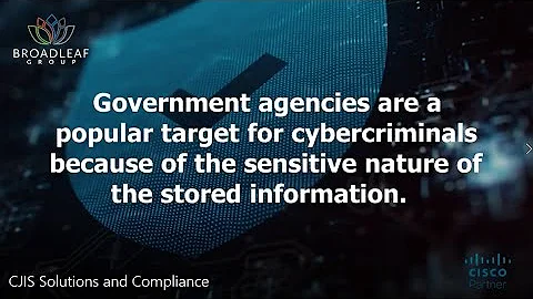 Criminal Justice Information and Services (CJIS) compliance