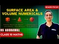 Solving Surface Area and Volume Numericals | Class 10 Maths