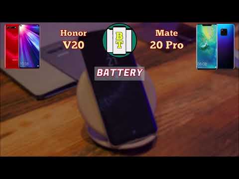 Honor V20 vs Huawei Mate 20 Pro