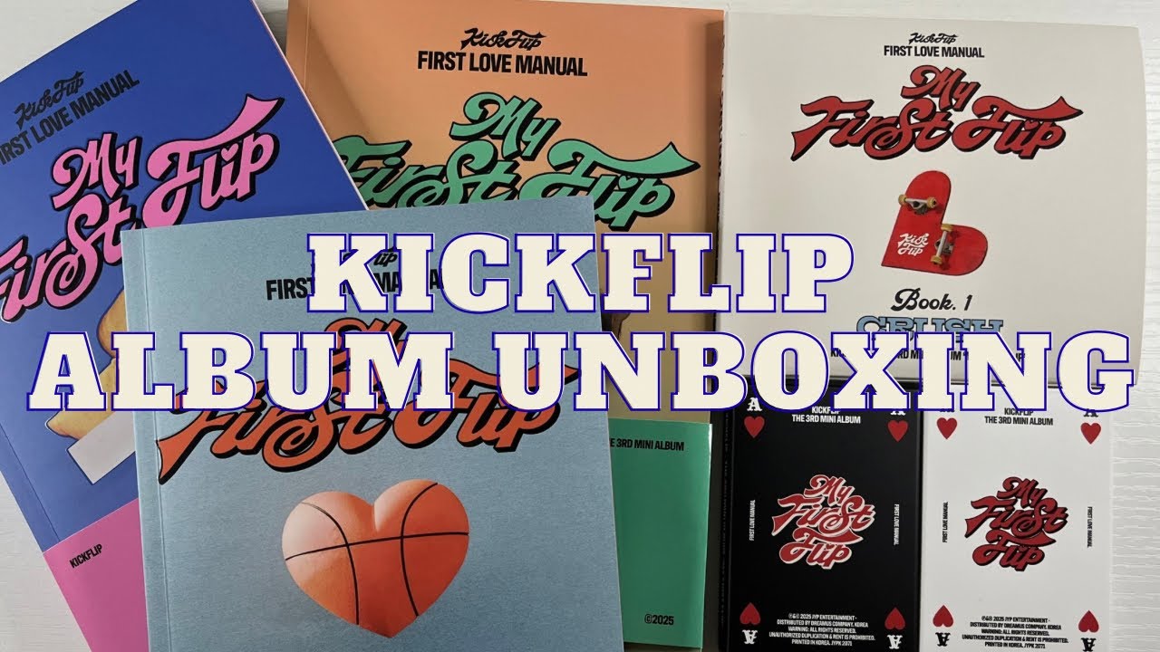 kickflip — распаковка моего первого альбома Flip (все версии)