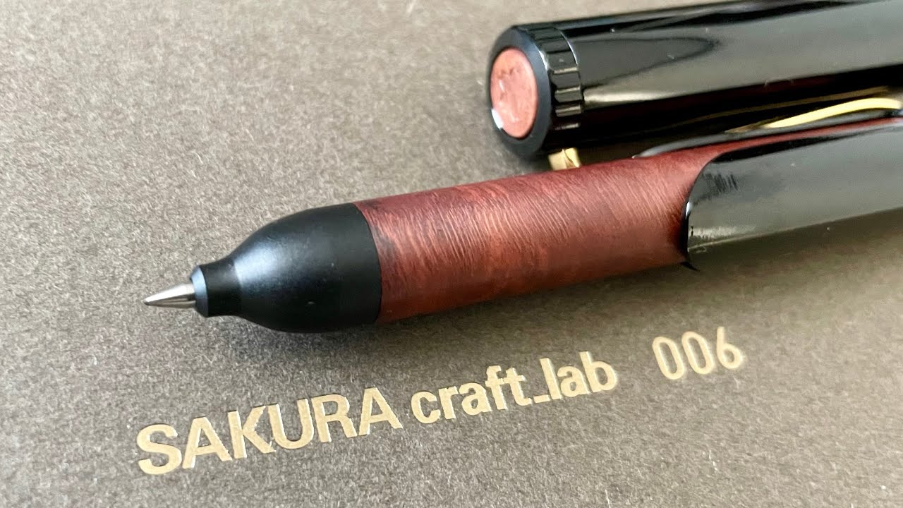 サクラクラフトラボ006 ボールペン＋おまけ SAKURA craft_lab 006 (Unboxing) - YouTube