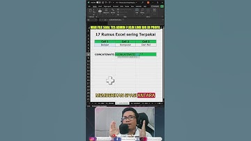 Jangan Digabungin Satu Satu Ya, Pakai Rumus Aja #concatenate #tutorialexcel #excel #belajarexcel