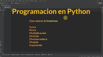 Operadores Aritméticos en Python