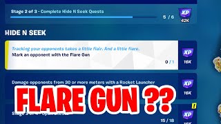 Mark an opponent with flare gun Fortnite where to find flare gun