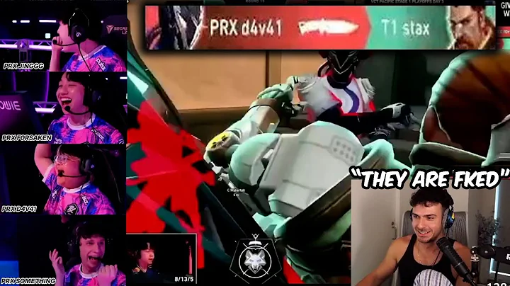 Tarik Reacts To PRX VOICE COMMS When PRX D4v41 Knifed T1 Stax In VCT