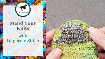 Mending Your Knits with Duplicate Stitch