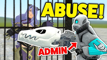 ADMIN ABUSE CAPTURE RANDOM PLAYERS IN A CAGE - Gmod DarkRP Trolling SUPER Badmin