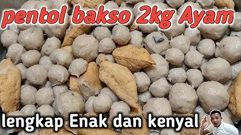 UNTUNGNYA BESAR!! Resep pentol bakso enak dan kenyal jual curah