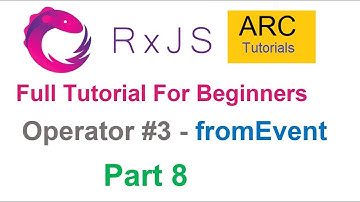 RxJS Tutorial For Beginners #8 - fromEvent Operator Tutorial | Angular RxJS Tutorials