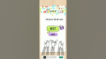 Brain Test Tricky puzzle : level 55 walkthrough