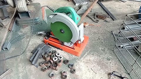 Xem sức mạnh siêu khủng của máy cắt sắt tự chế. Video thực tế