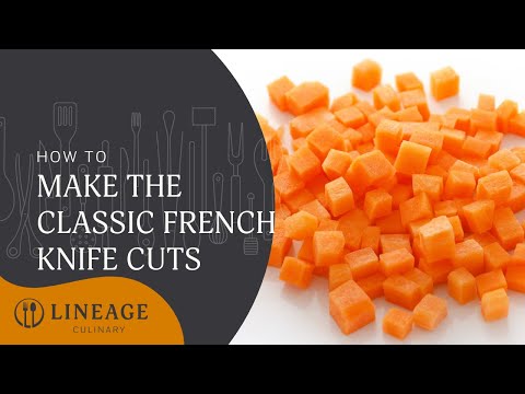 Classic French Knife Cuts