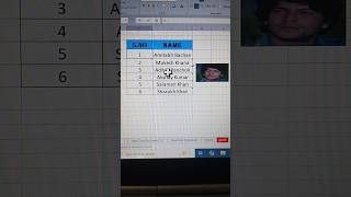 Excel Smart Trick 😍 | Name Select करते ही Photo Show #excel #exceltips