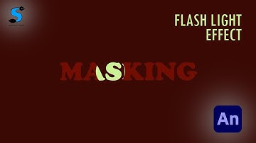 Flash Light On Text | Adobe Animate Masking |  Adobe Animate Tutorial | By Swag Art & Craft |
