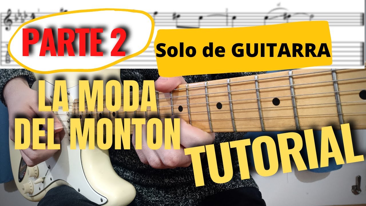 Como tocar LA MODA DEL MONTON de Airbag - Tutorial de GUITARRA - Parte 2