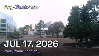 FogCam timelapse for Friday, July 17, 2026