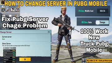 HOW TO CHANGE SERVER IN PUBG MOBILE | HOW TO FIX SERVER LOCK IN PUBG | server change Pubg Mobile Fix