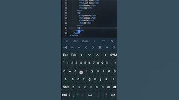 add table tag in html and border line #border #table #coding#shorts