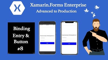 Xamarin Form MVVM Binding Entry and Button #8