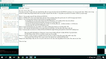 NodeMCU ESP8266 : Hướng dẫn chi tiết cách lưu dữ liệu từ arduino vào google sheet (P2) #02