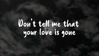 SLANDER- love is gone (ft. Dylan Matthew) lyrics.