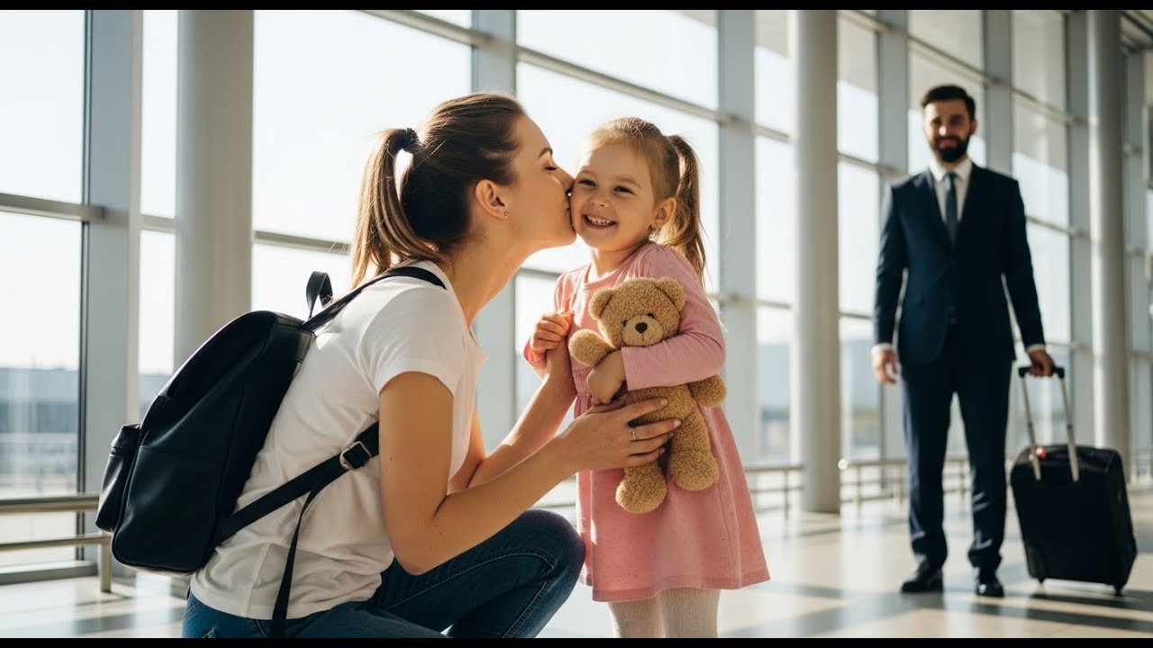 Sie half nur dem verlorenen kleinen Mädchen am Flughafen – als der millionenschwere Vater das sieht,