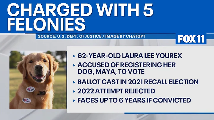 California woman charged with registering dog to vote  | FOX 11 LA