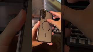 Samsung A57 frosted magnetic case,snap buckle for easy mounting#techgadgets #dyong #samsunga57