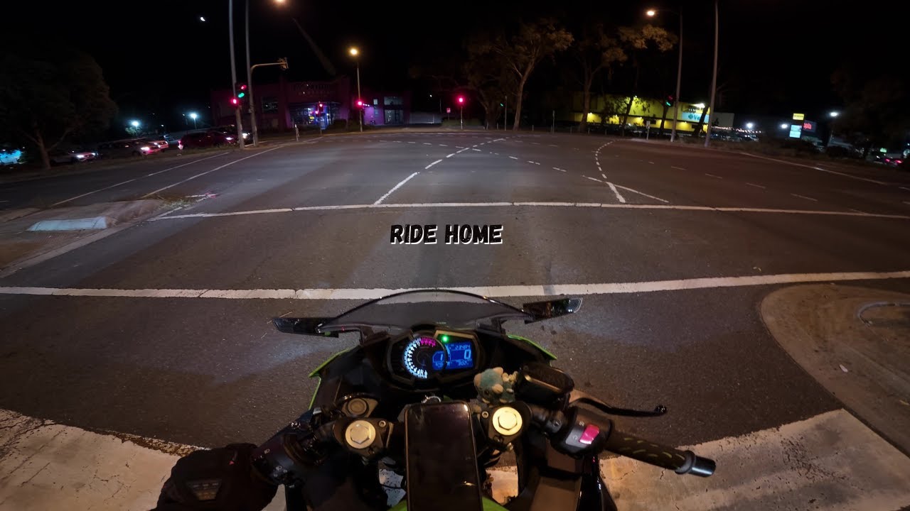 Night Ride Home from the Gym Ninja 400