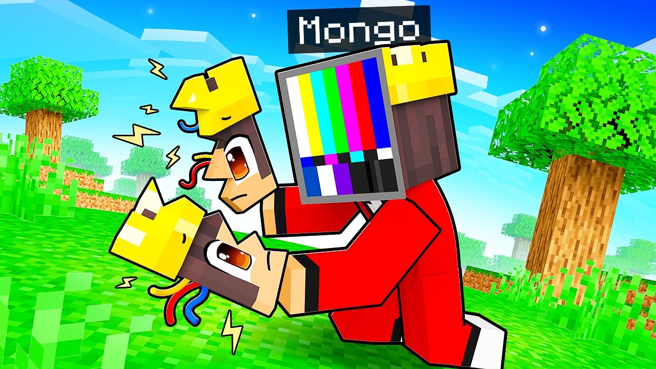 Mongo Cracked his FACE in Minecraft!