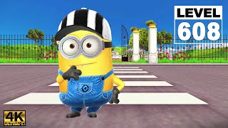 Minion Rush Referee Minion Near Miss An Obstacle 70 Times At Minion Park - Level 608