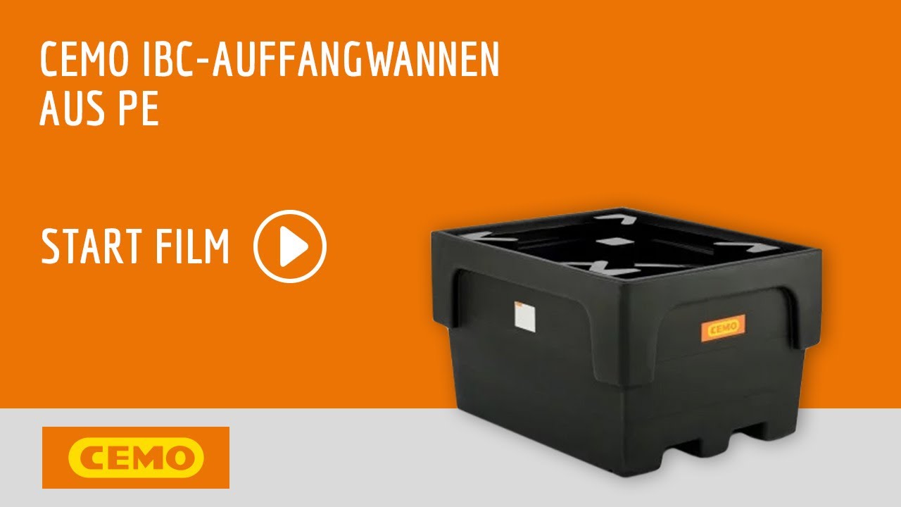 IBC-Auffangwanne PE 1100/1 mit Abfüllvorsatz mit Stützkreuz online kaufen