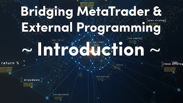 1) Intro | DWX ZeroMQ Connector for Algorithmic Trading