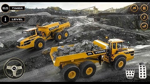 Tunnel Construction Sim 2025 | Mega Machines JCB Simulator 3D | Android GamePlay |