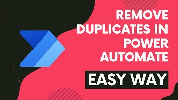 Remove duplicates in power automate - Easy Way