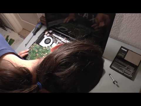 Laptop Repair On A Asus X750J. CPU Fan Replacement Part 2