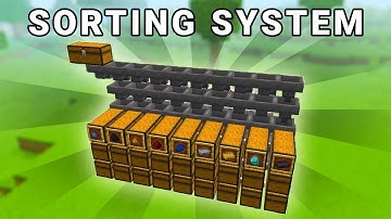 MINECRAFT ITEM SORTING SYSTEM | step by step tutorial