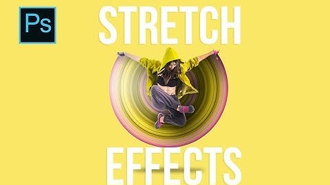 Circular Pixel Stretch Effect - Photoshop CC 2019 Tutorial