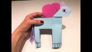 Kağıttan Unicorn Nasıl Yapılır?🦄 🦄 Oyuncak Hikayesi