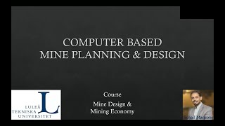 Computer based Mine Planning (with subtitles) screenshot 1