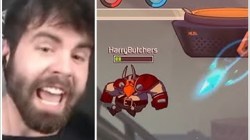 Awesomenauts - HarryButchers FUNNIEST MOMENTS and Stream Highlights | Part 2