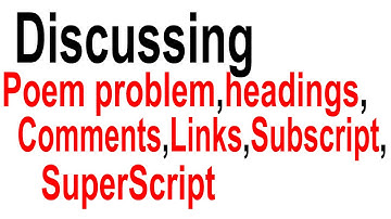 HTML Tutorial for Beginners Tutorial #3|Learning about Links,Commets,Superscript,Subscript,Headings