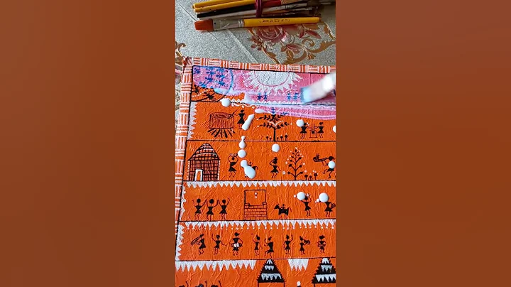 Varnishing on my painting to give it a protective seal and a beautiful finishing #painting #shorts