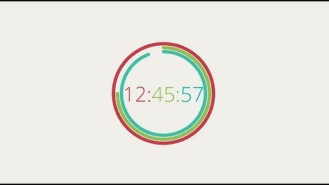 Radial Time | CSS & JS | ~Code Magic