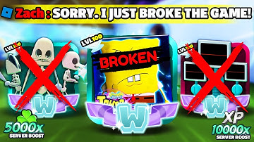 ADMIN ABUSE BROKE SPONGEBOB TOWER DEFESE.. (OP REWARDS)