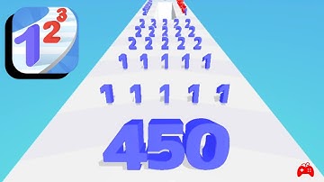 Number Run 3D - All Levels Walkthrough Android/iOS Gameplay ( Level 1-5 )