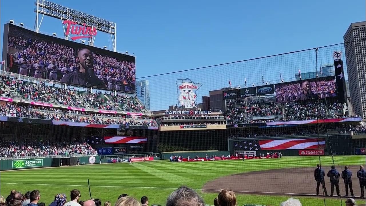 Minnesota Twins Opening Day anthem and flyover. YouTube